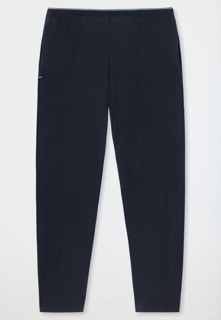 Schiesser Hose Lang Nachtblau - Mix+Relax