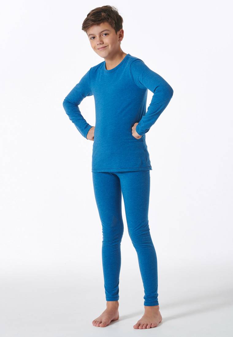 Schiesser Hose lang unisex blau - Active