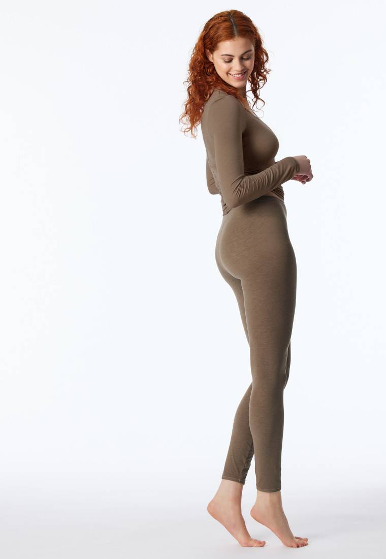 Schiesser Leggings taupe - Personal Fit