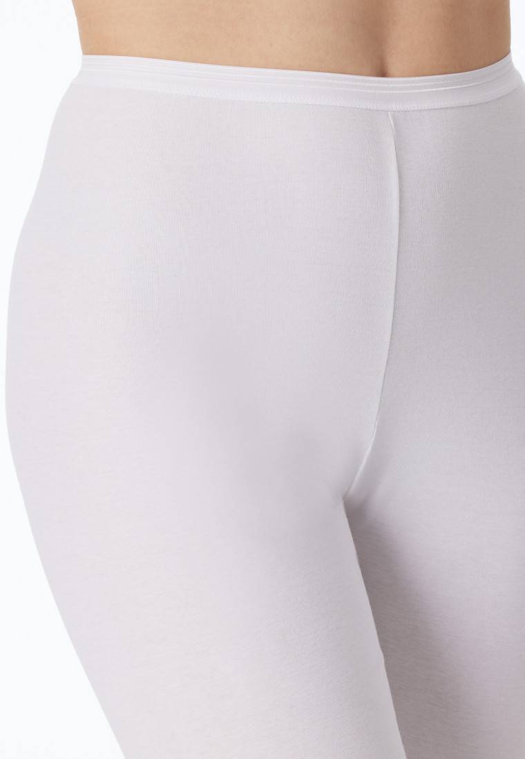 Schiesser Leggings Weiß - Luxury