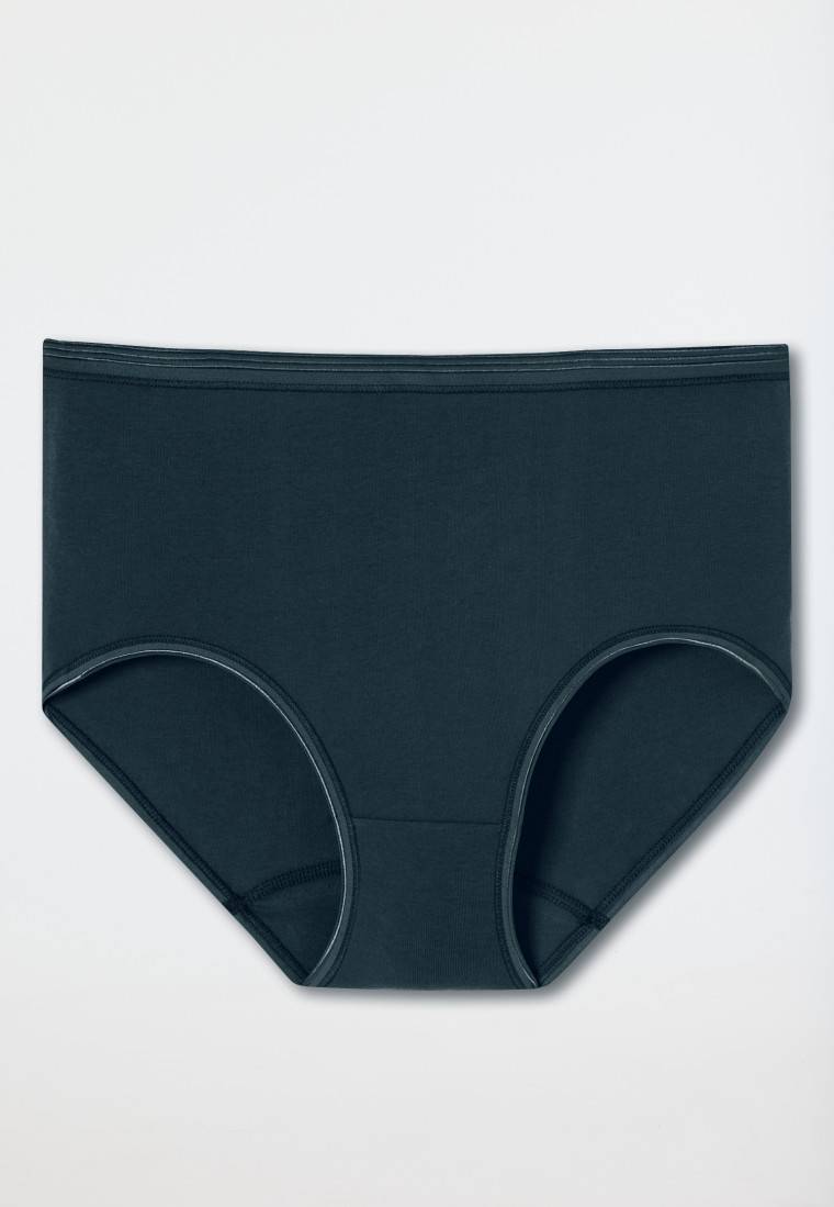 Schiesser Midi-Slip Feinripp Dunkelblau - Luxury