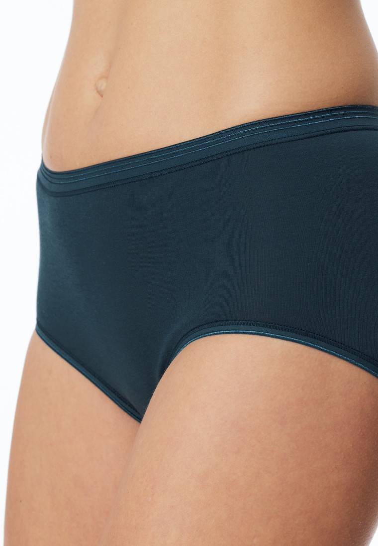 Schiesser Midi-Slip Feinripp Dunkelblau - Luxury
