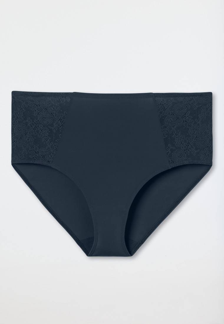 Schiesser Midi-Slip Spitze Dunkelblau - Air