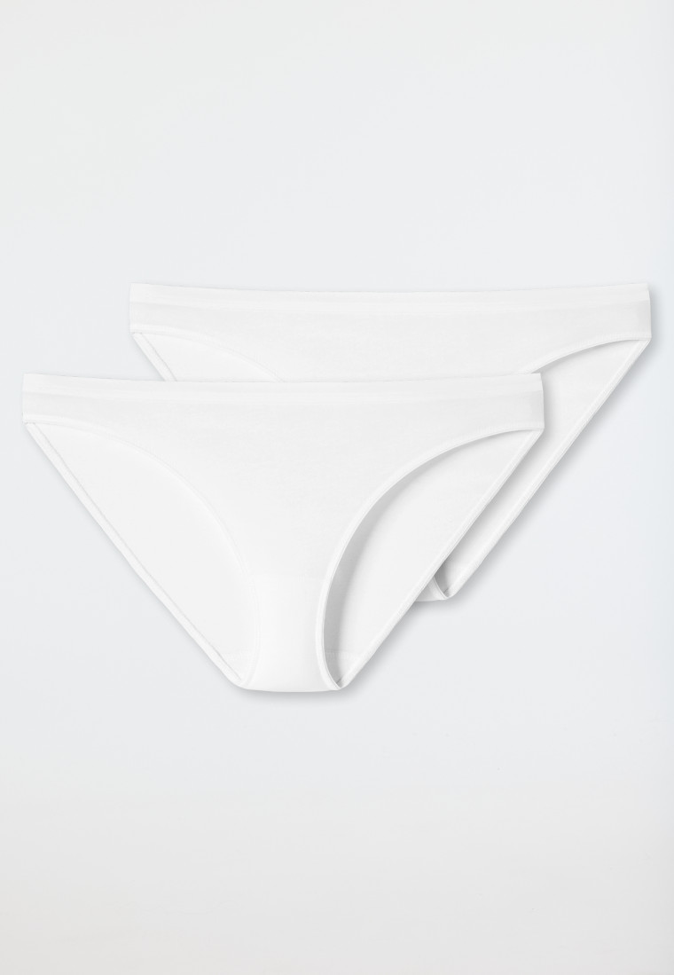 Schiesser Mini 2er-Pack Organic Cotton Weiß - 95/5