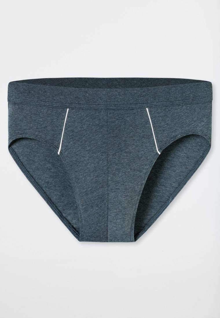 Schiesser Minislip Blau-meliert - Comfort Fit