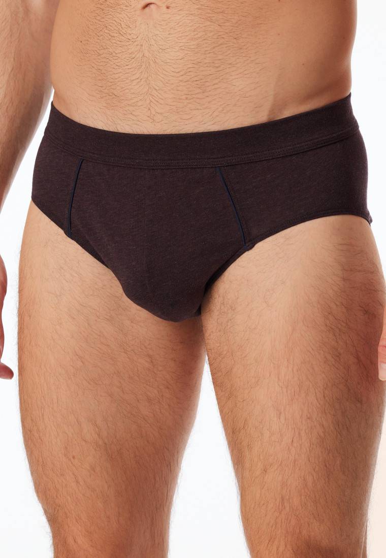 Schiesser Minislip Braun-meliert - Comfort Fit