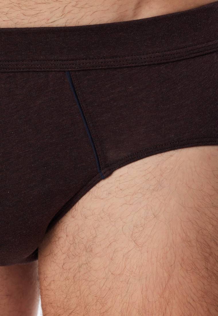 Schiesser Minislip Braun-meliert - Comfort Fit