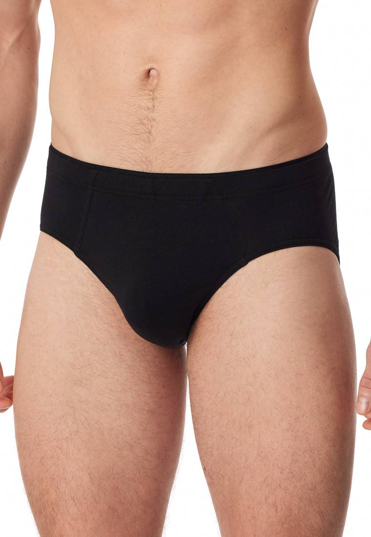 Schiesser Minislip Schwarz - Premium Cotton