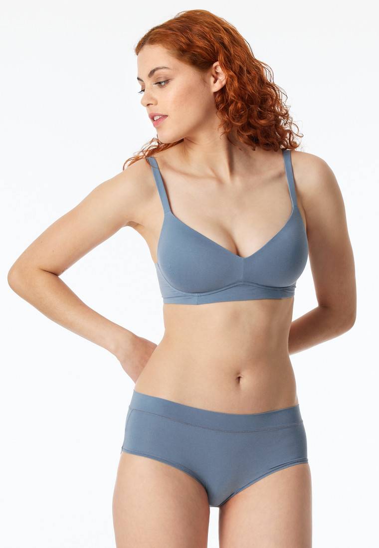 Schiesser Panty blaugrau - Unique Micro