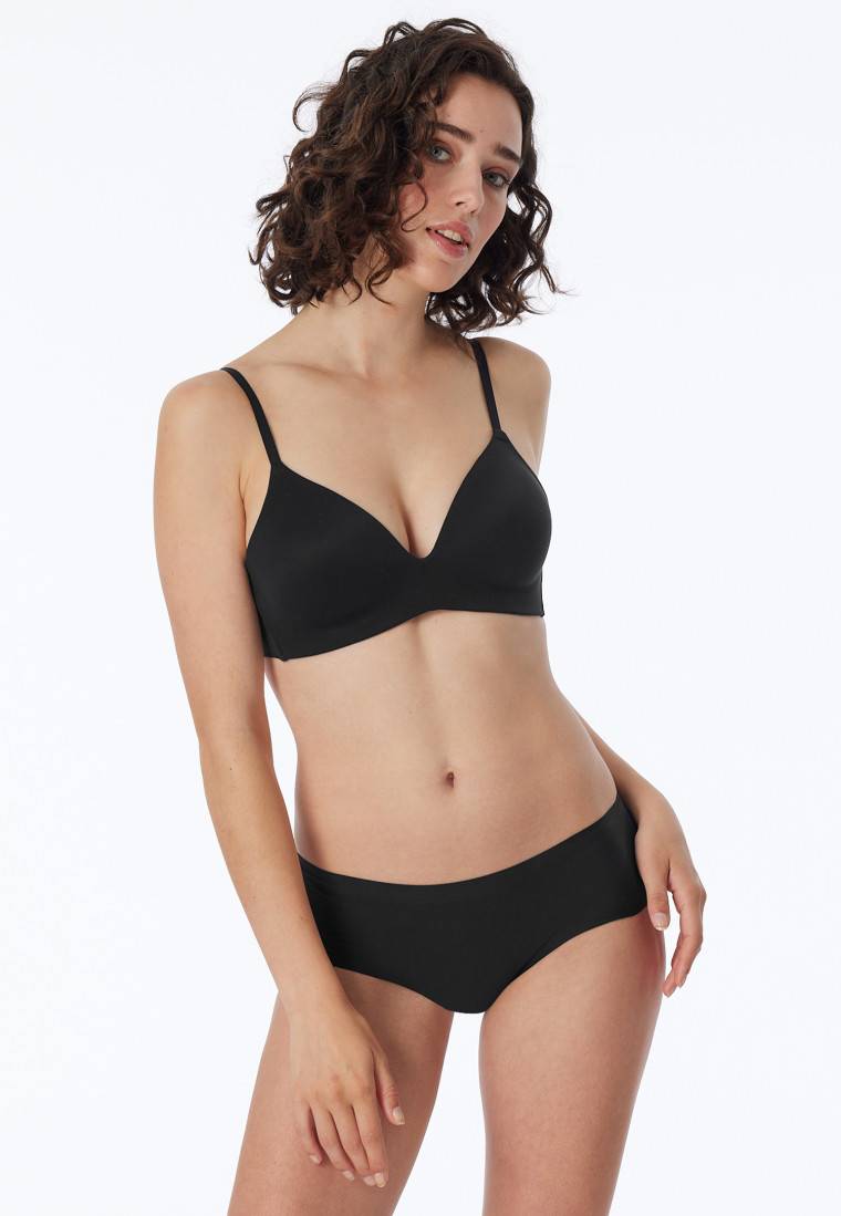 Schiesser Panty nahtlos schwarz - Invisible Cotton