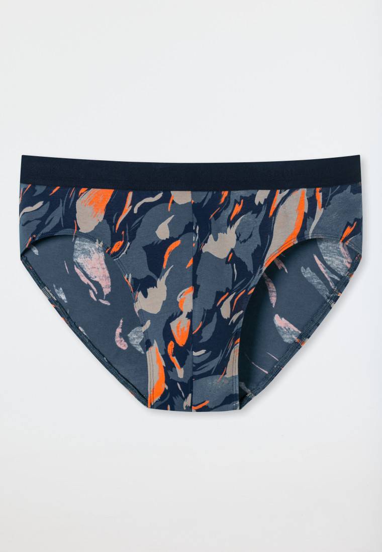 Schiesser Rio-Slip Atlantikblau Gemustert - 95/5