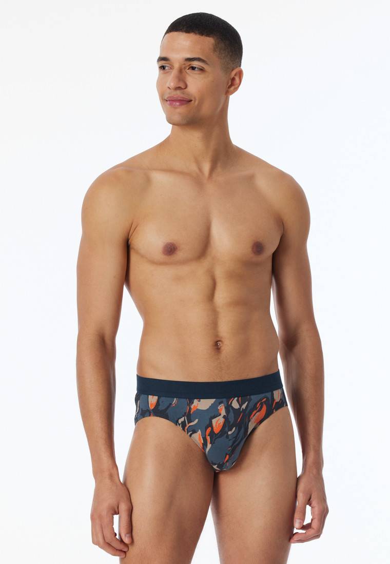 Schiesser Rio-Slip atlantikblau gemustert - 95/5