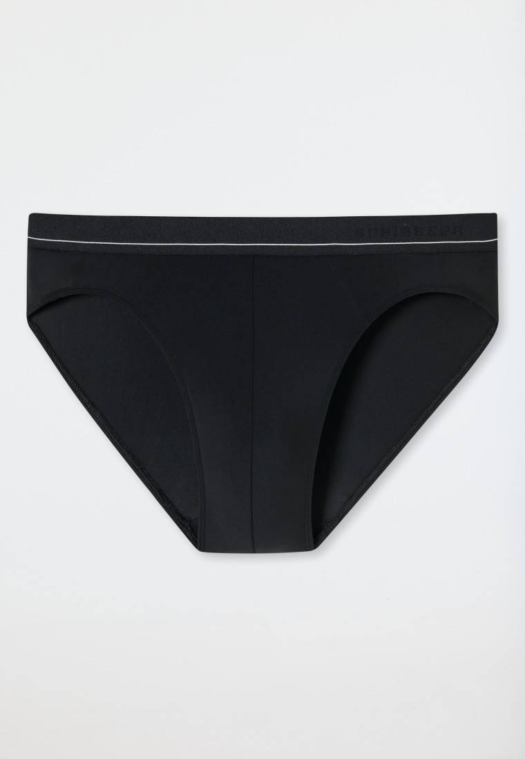 Schiesser Rio-Slip Schwarz - Pure Micro
