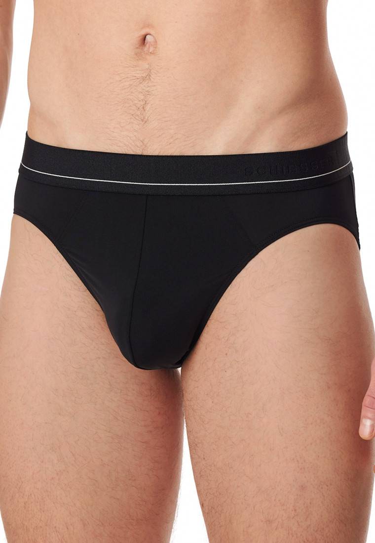 Schiesser Rio-Slip Schwarz - Pure Micro