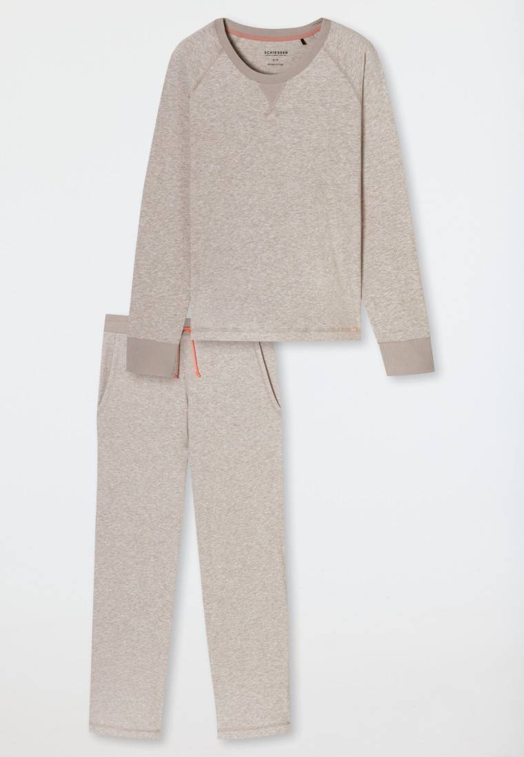Schiesser Schlafanzug Lang Natur - Casual Nightwear