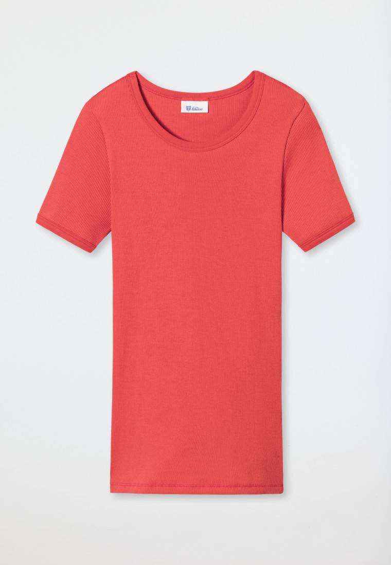 Schiesser Shirt Kurzarm Rot - Revival Greta
