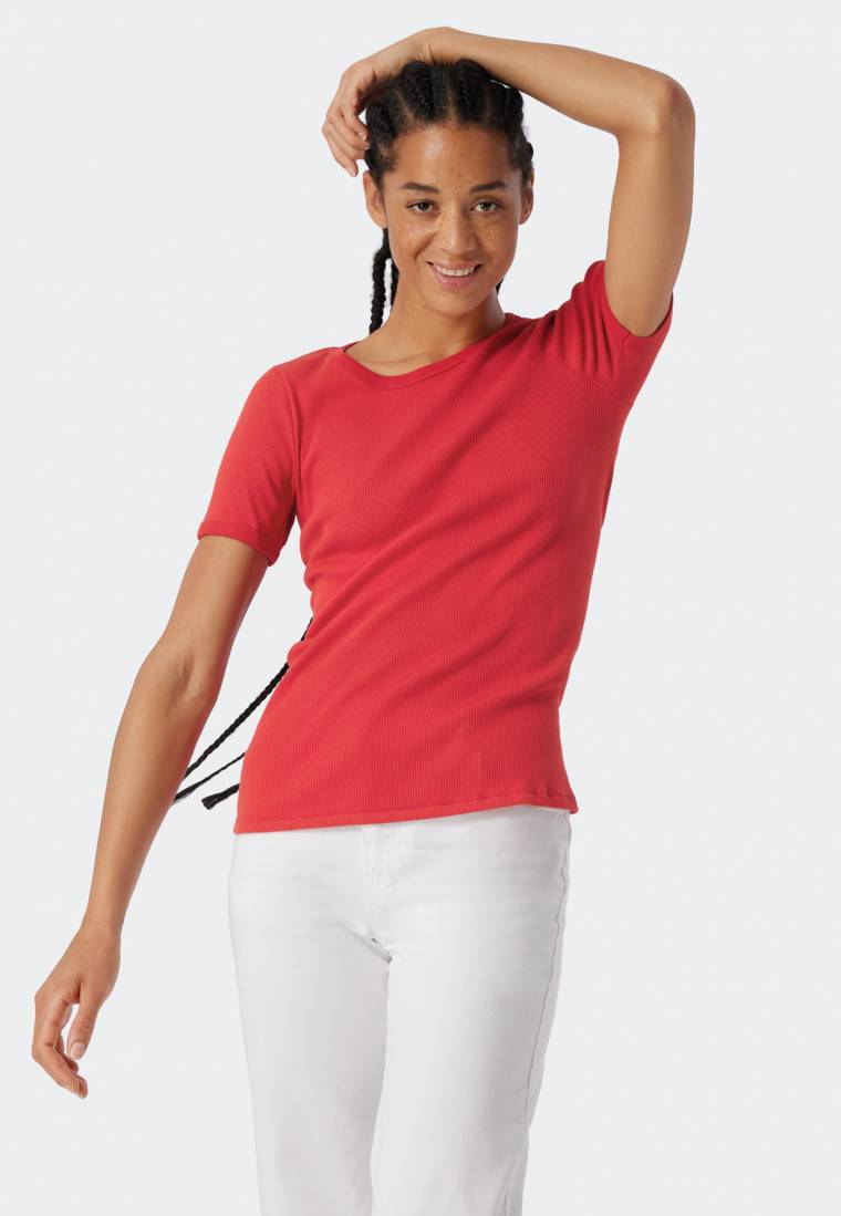 Schiesser Shirt kurzarm rot - Revival Greta