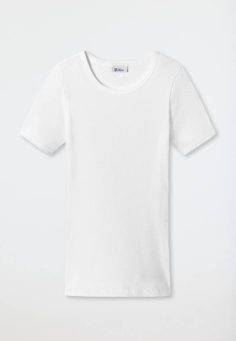 Schiesser Shirt Kurzarm Weiß - Revival Greta