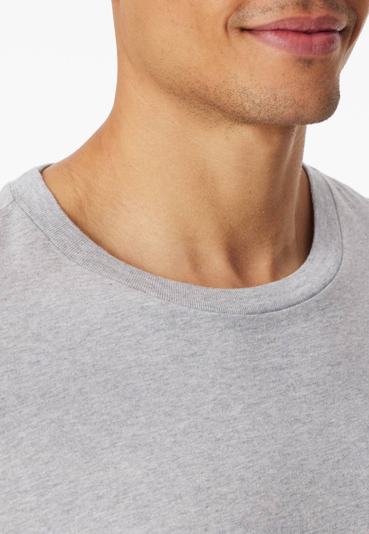 Schiesser Shirt Langarm Grau-meliert - Mix+Relax