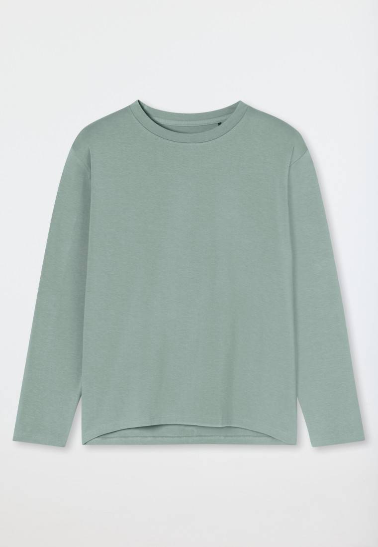 Schiesser Shirt Langarm Rundhals Linde - Mix+Relax