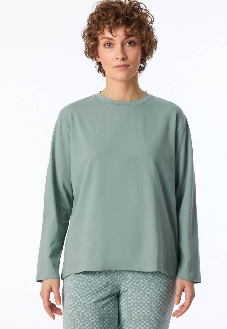 Schiesser Shirt Langarm Rundhals Linde - Mix+Relax