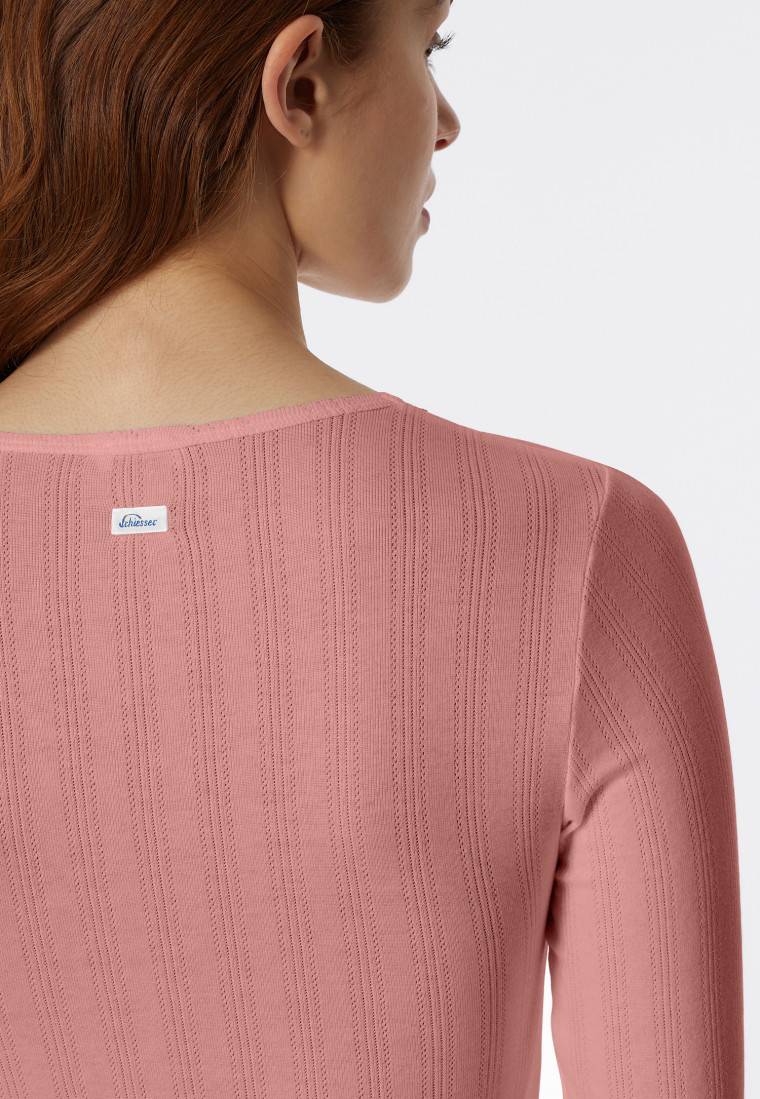 Schiesser Shirt Langarm Schwarz - Revival Agathe