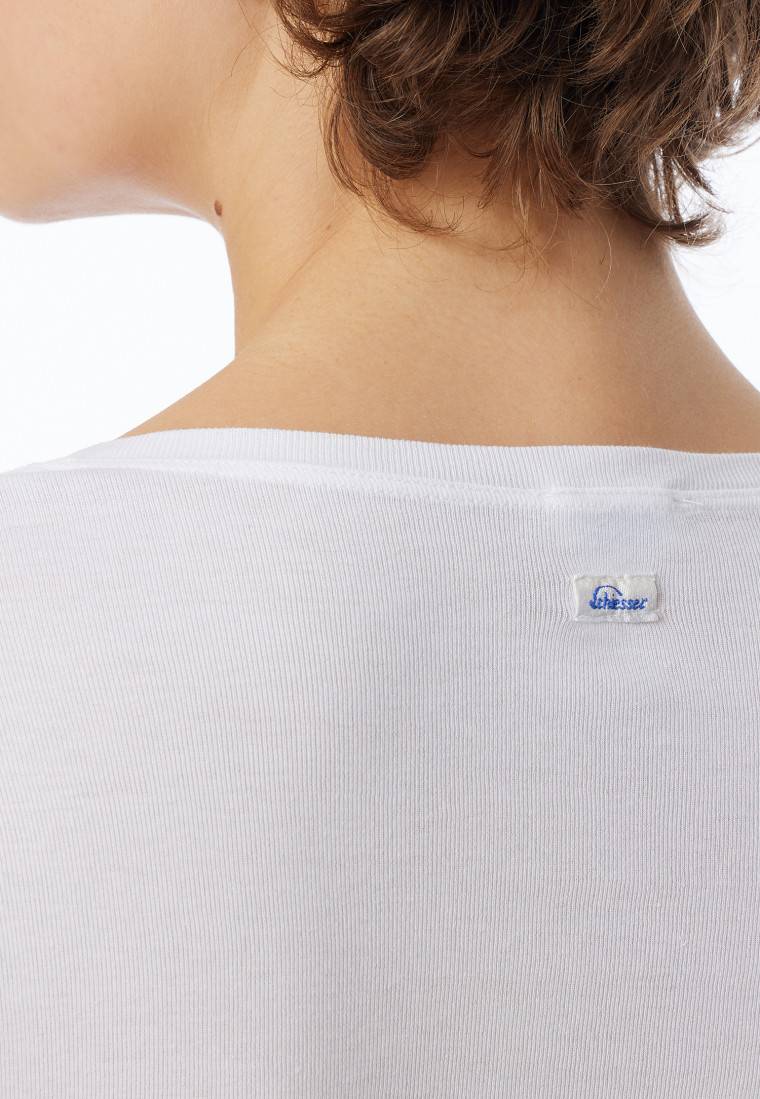 Schiesser Shirt Langarm Weiß - Revival Berta