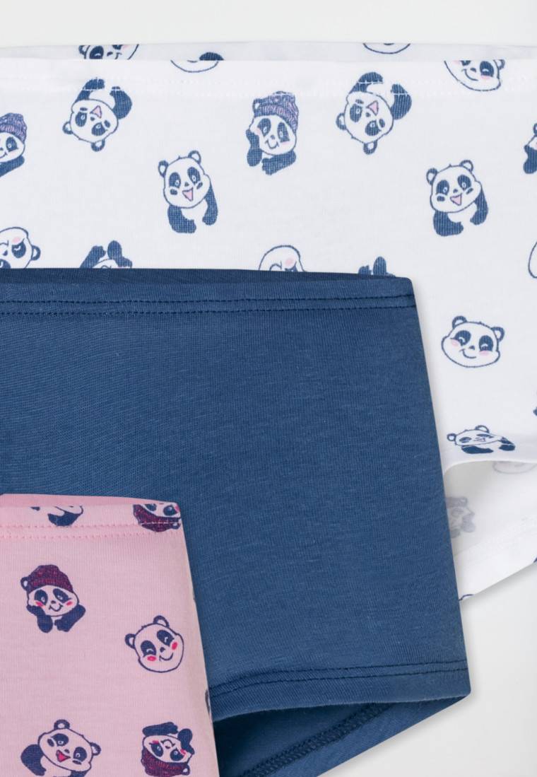 Schiesser Shorts 3er-Pack Pandas Mehrfarbig - 95/5