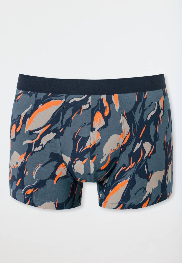 Schiesser Shorts Atlantikblau Gemustert - 95/5