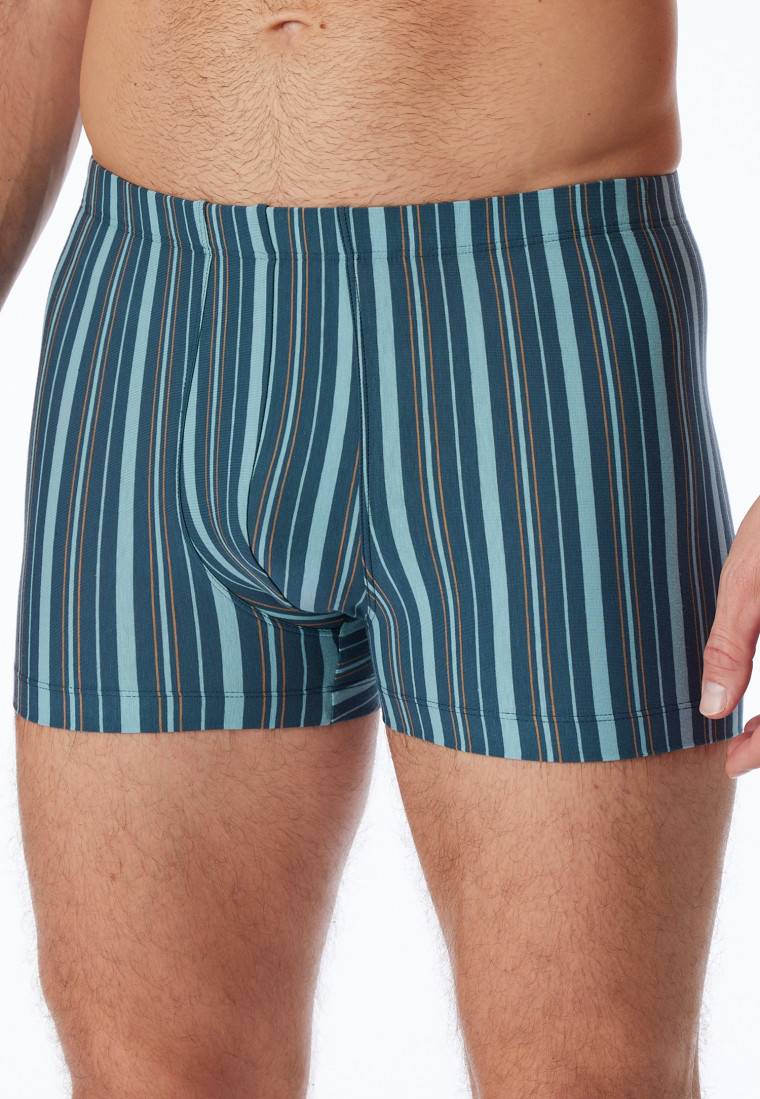 Schiesser Shorts Blau Gestreift - 95/5