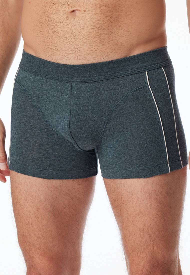 Schiesser Shorts Blau-meliert - Comfort Fit