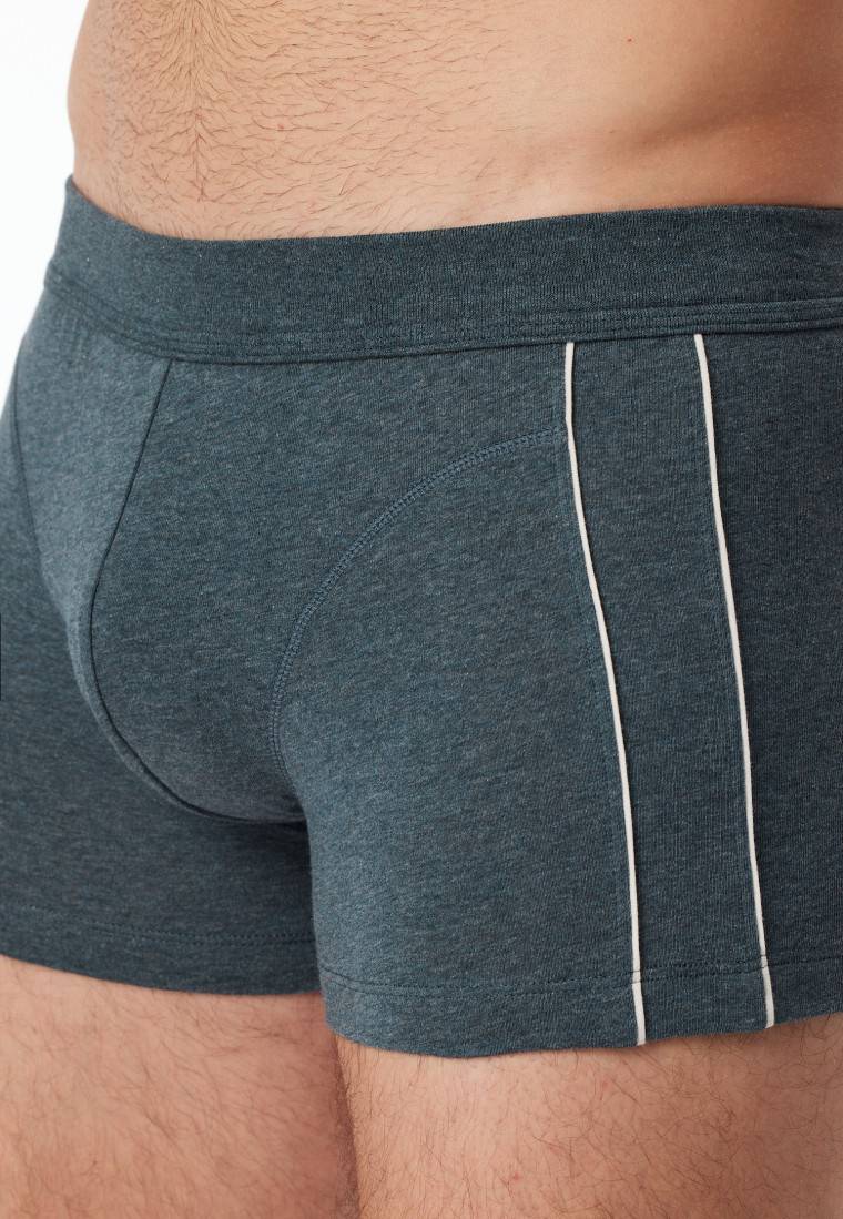 Schiesser Shorts Blau-meliert - Comfort Fit