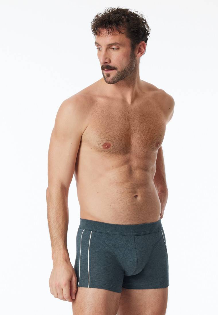 Schiesser Shorts blau-meliert - Comfort Fit