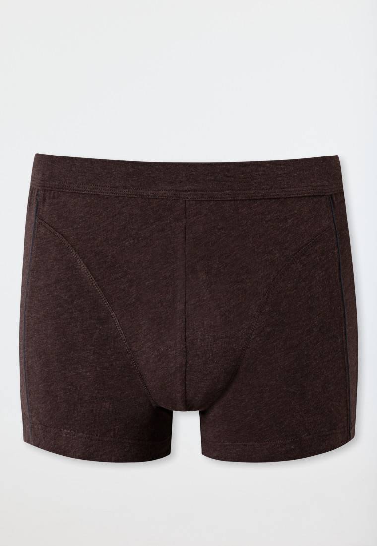 Schiesser Shorts Braun-meliert - Comfort Fit