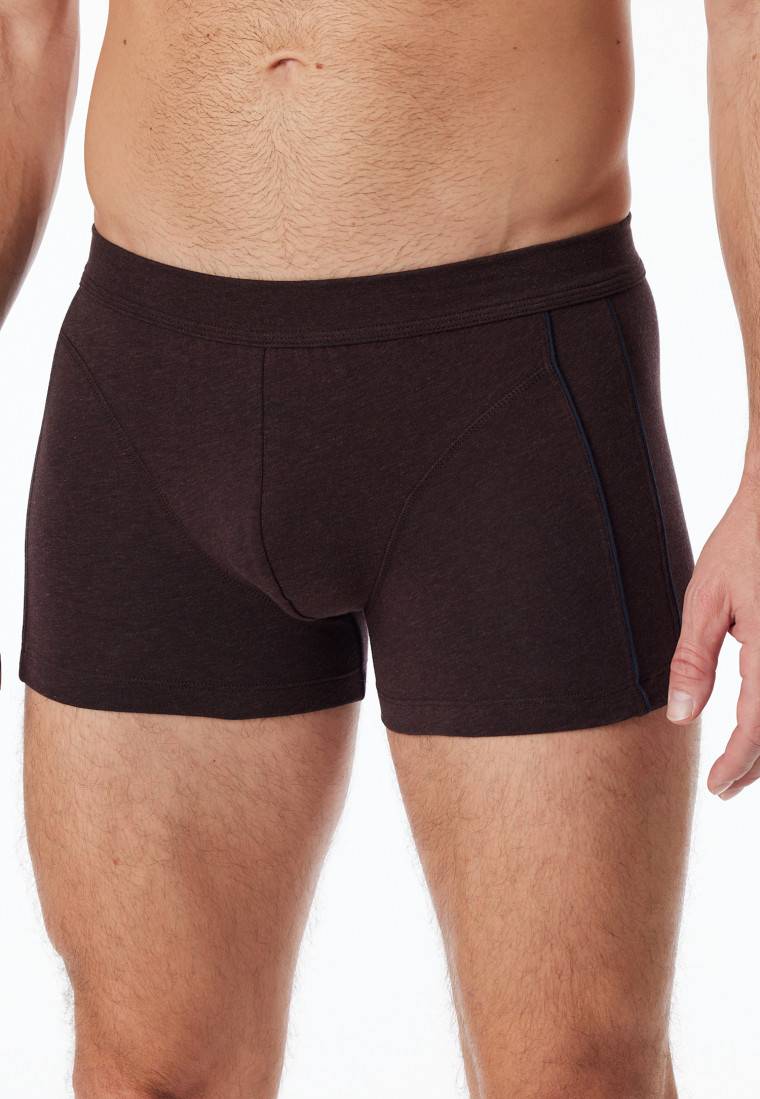 Schiesser Shorts Braun-meliert - Comfort Fit
