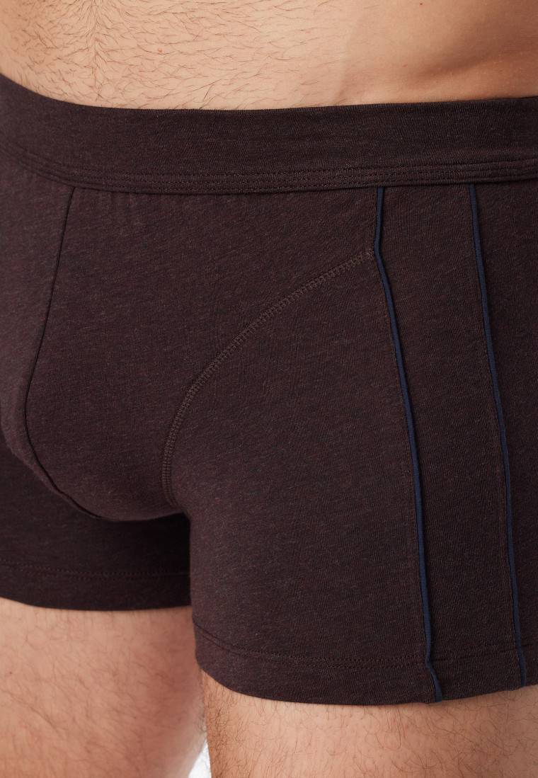 Schiesser Shorts Braun-meliert - Comfort Fit