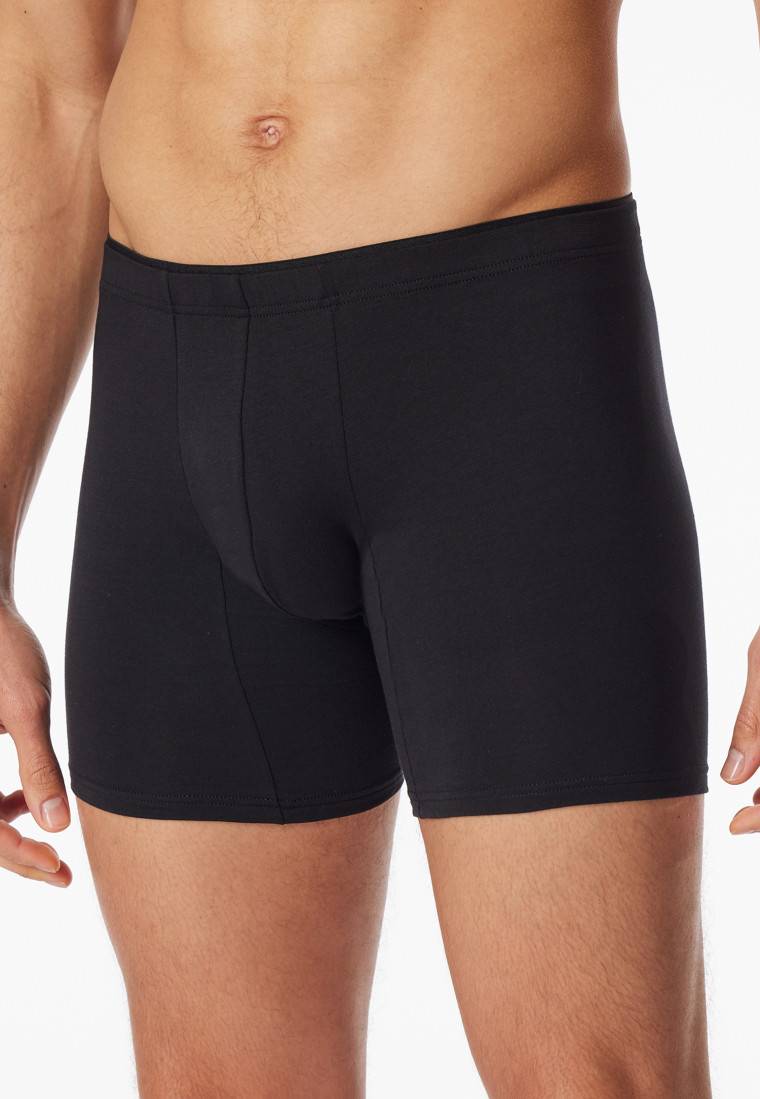 Schiesser Shorts Schwarz - Premium Cotton