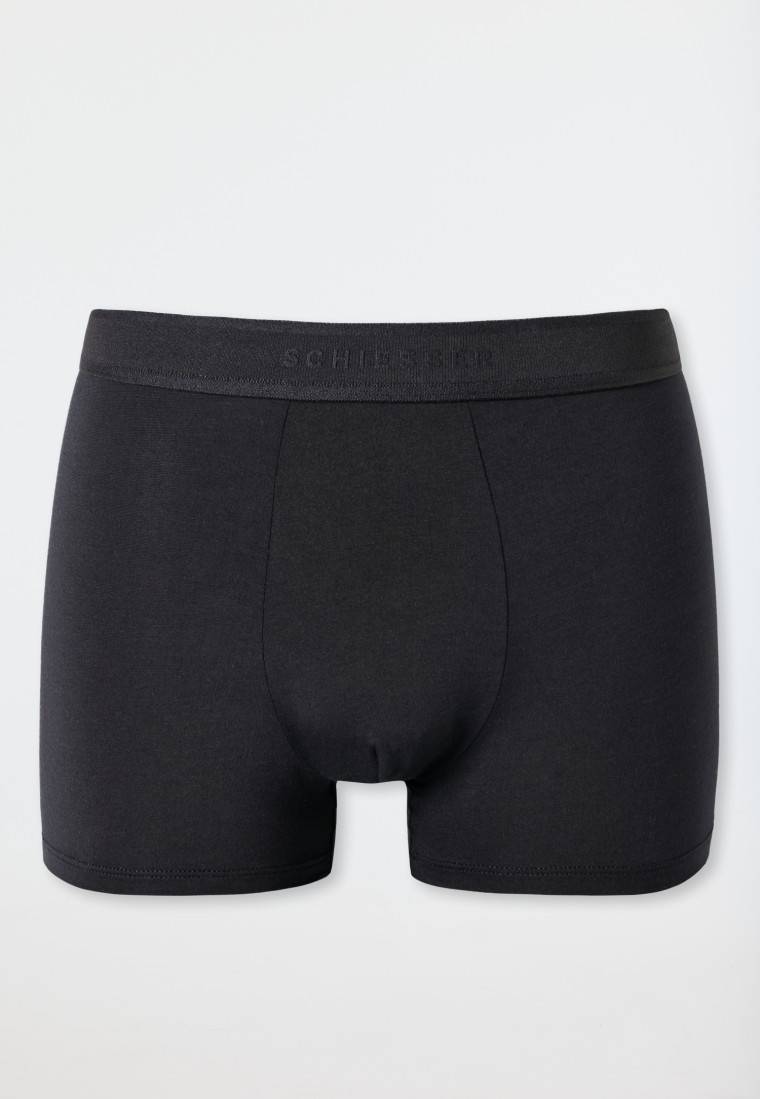 Schiesser Shorts Schwarz - Premium Modal
