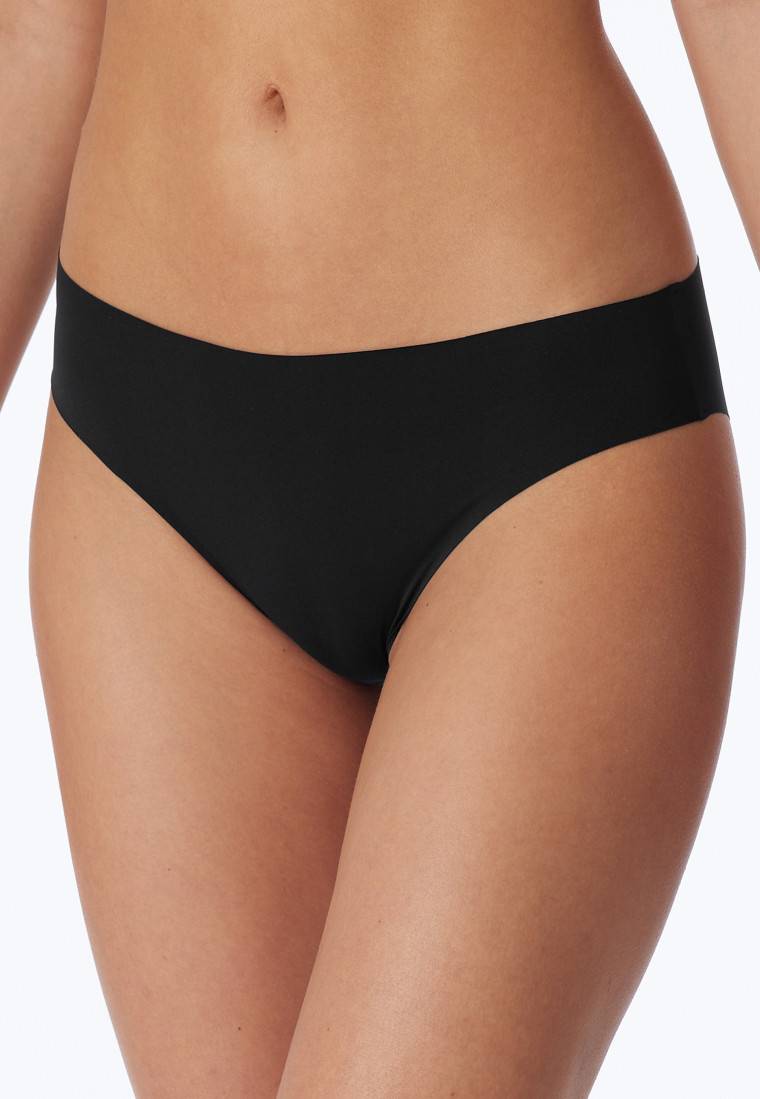 Schiesser Slip Seamless Schwarz - Invisible Light
