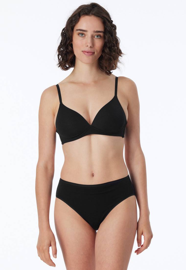 Schiesser Slips 3er-Pack schwarz - Essentials