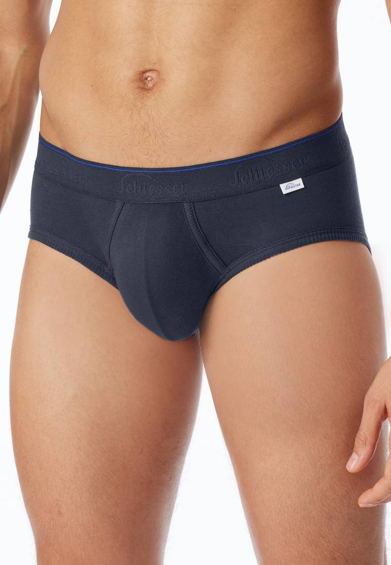 Schiesser Sportslip Dunkelblau - Revival Ludwig