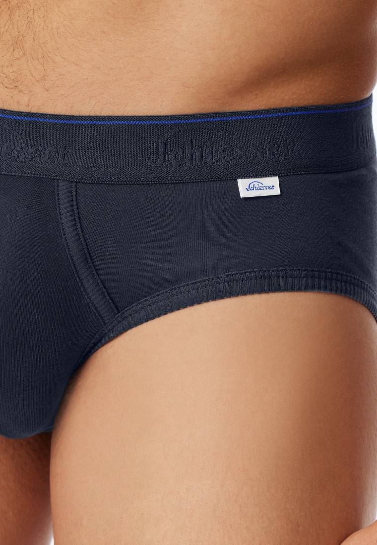Schiesser Sportslip Dunkelblau - Revival Ludwig