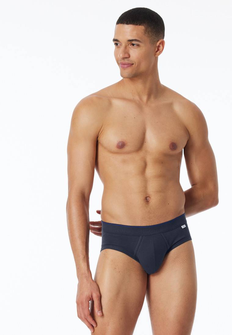 Schiesser Sportslip dunkelblau - Revival Ludwig