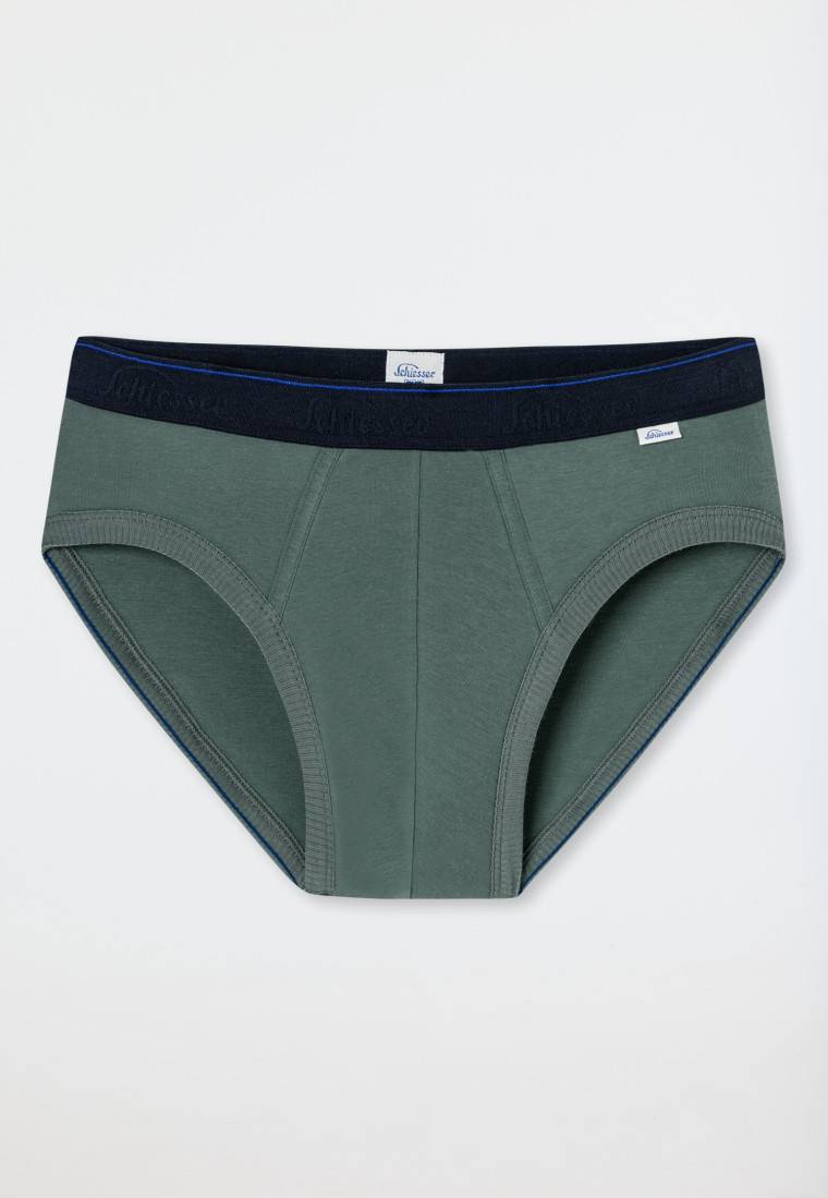 Schiesser Sportslip Grün - Revival Ludwig