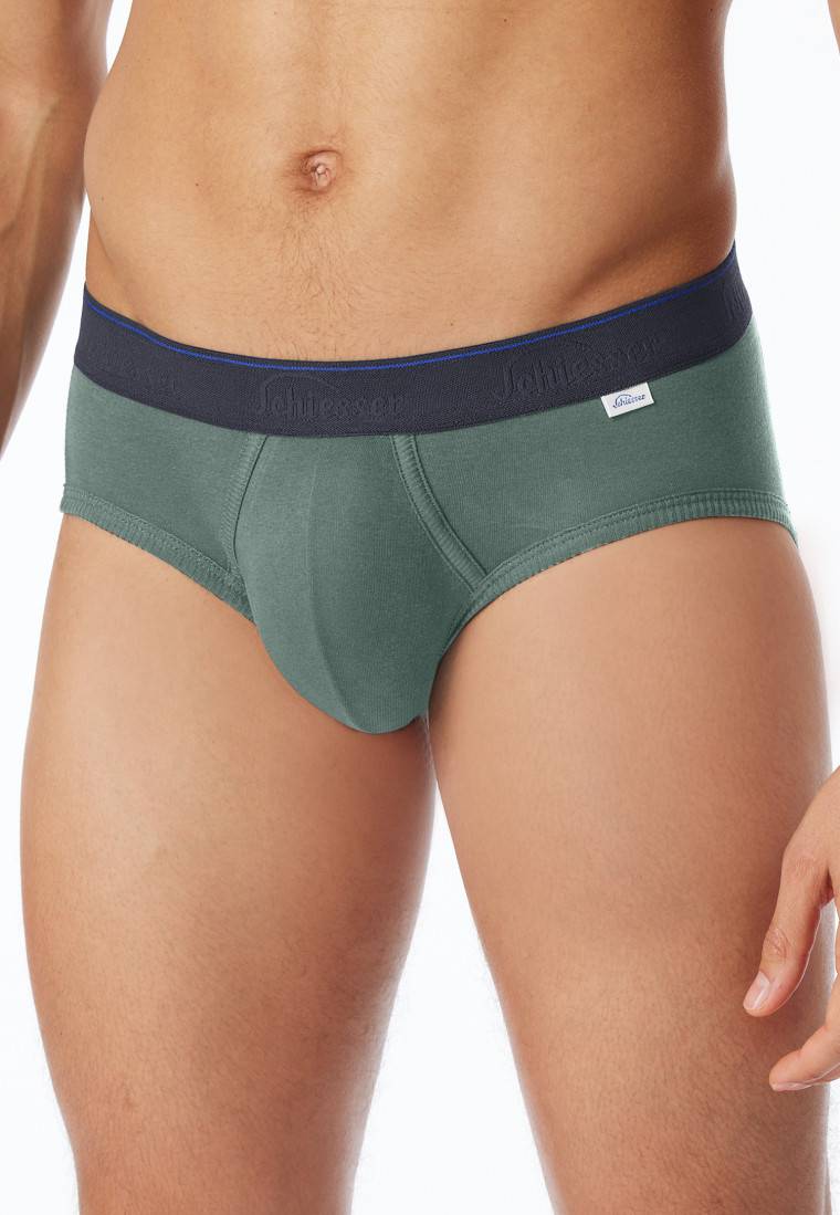 Schiesser Sportslip Grün - Revival Ludwig