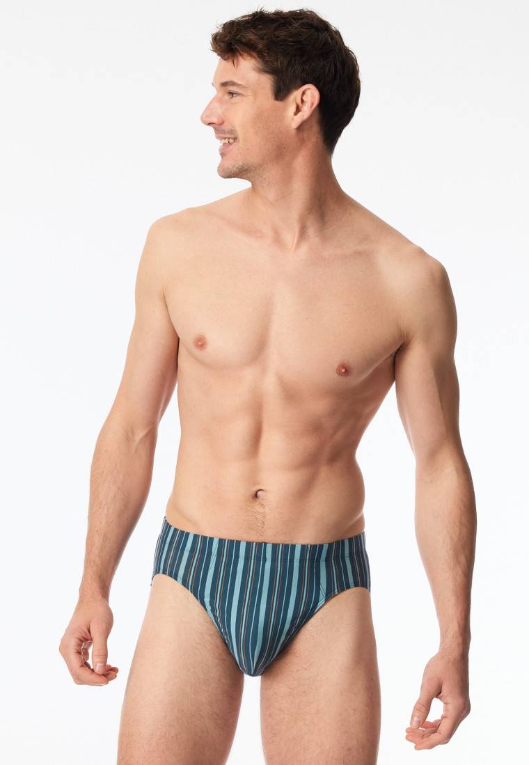 Schiesser Supermini blau gestreift - 95/5