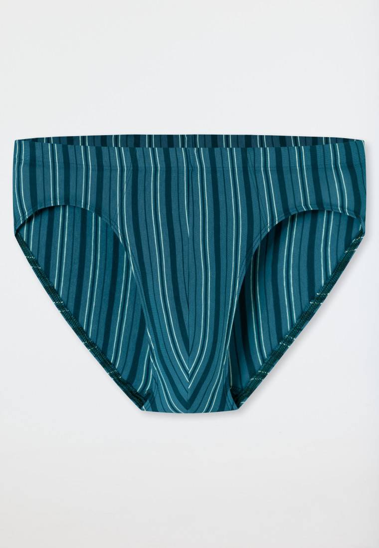 Schiesser Supermini Blaugrün Gestreift - 95/5