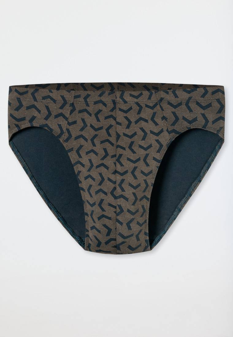 Schiesser Supermini-Slip Havanna Gemustert - 95/5