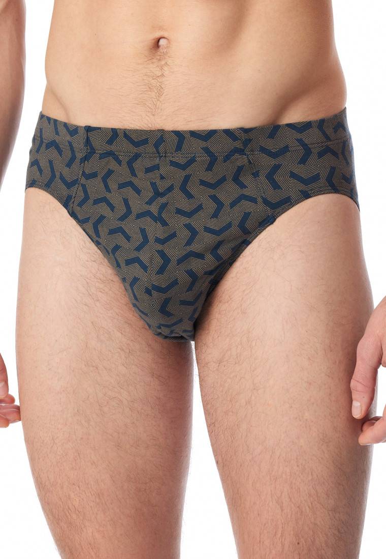 Schiesser Supermini-Slip Havanna Gemustert - 95/5