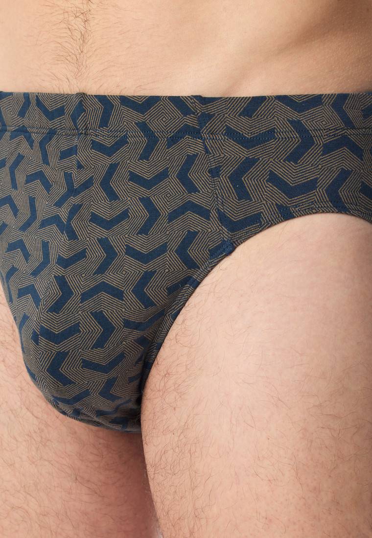 Schiesser Supermini-Slip Havanna Gemustert - 95/5